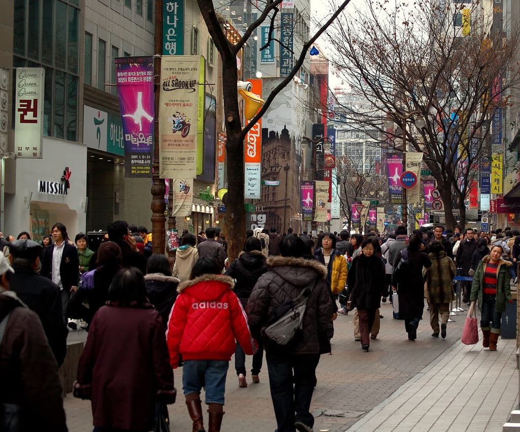 Myeongdong shopping street