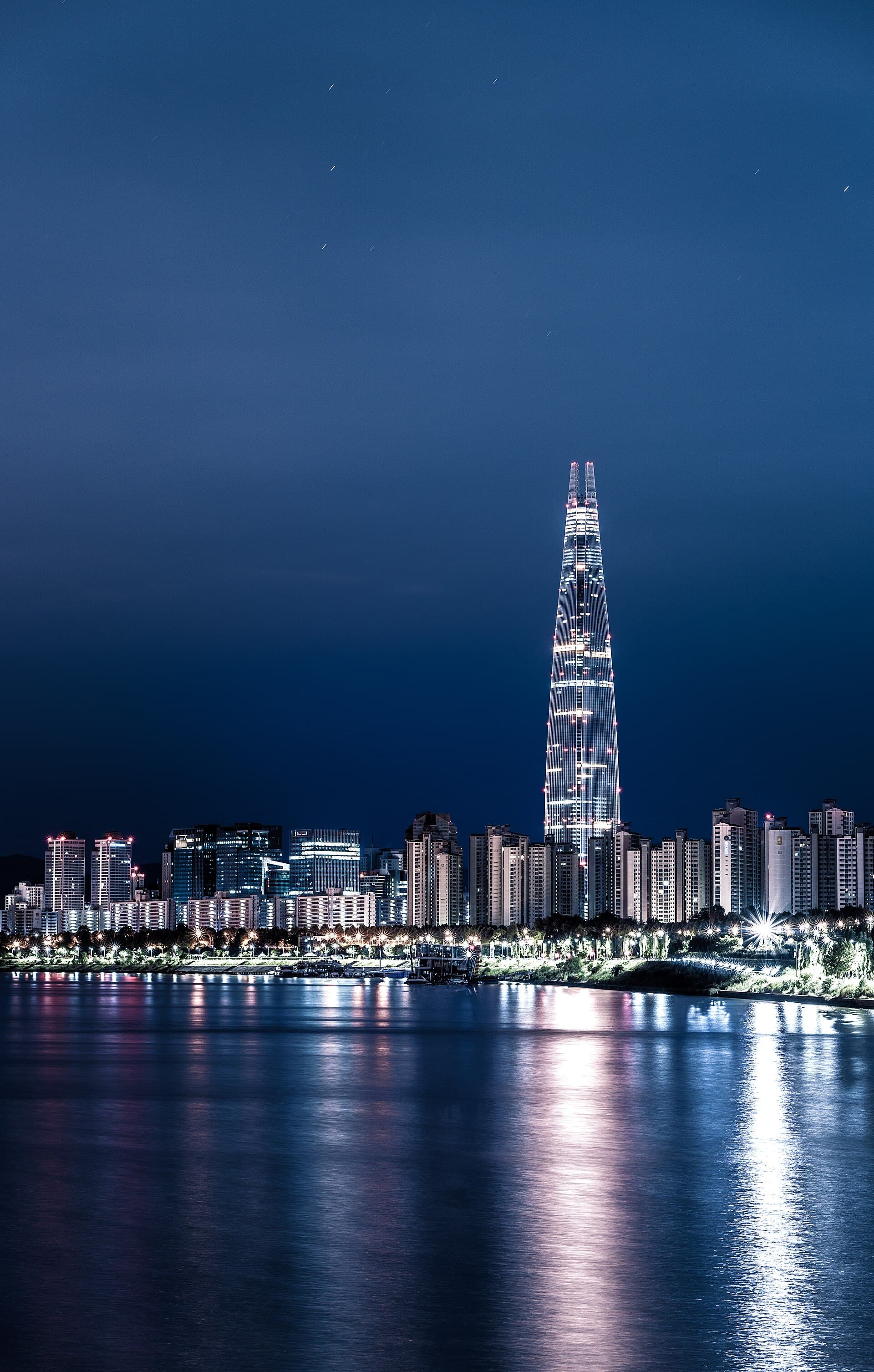 Seoul skyline at night